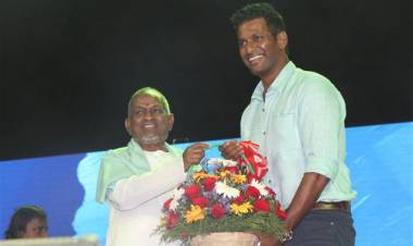 “Isaignani Ilayaraja sir has promised to donate a part of royalty fund to Tamil Film Producers Council Trust” – TFPC President Vishal