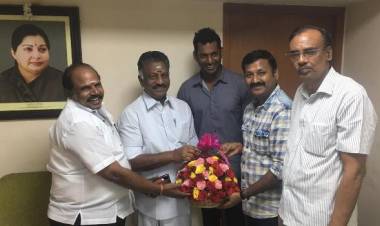 இளையராஜா75 விழாவிற்கு ​தமிழக துணை முதலமைச்சர் ஓ பன்னீர் செல்வம் அவர்களுக்கு அழைப்பு !