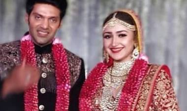 Actor Arya and Sayyesha Wedding Stills