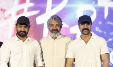 #RRR Press Meet Stills