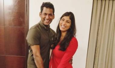 விஷால், அனிஷா திருமண நிச்சயதார்த்தம் இன்று நடைபெறுகிறது