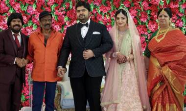 T.R.Kuralarasan - Nabeelah R Ahmed Wedding Reception Stills