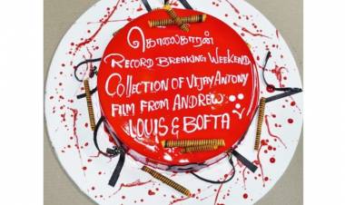 Kolaigaran - Team Cake Cutting Stills