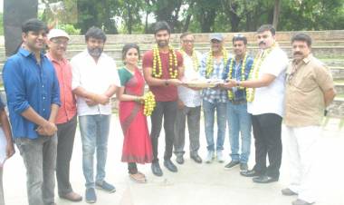 Atharvaa's Next Movie Pooja Stills