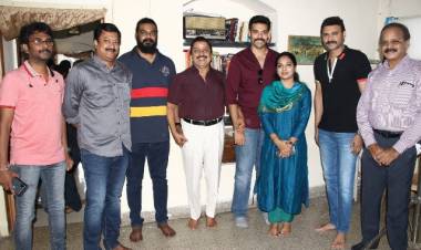 சிபிராஜ் நடிக்கும் 'கபடதாரி' படப்பிடிப்பைத் துவக்கி வைத்தார் நடிகர் சிவகுமார்