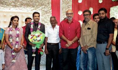 Actor Sathish - Sindhu Wedding Reception Stills