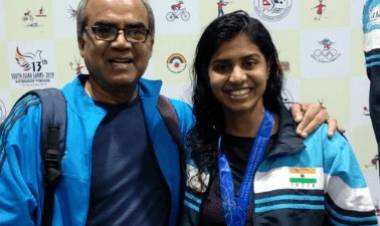 தெற்காசிய விளையாட்டுப் போட்டியில் பதக்கம் வென்று சாதித்த பிரபல தமிழ் நடிகரின் மகள்