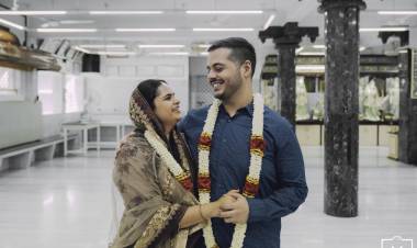 Actor Mohan Raman daughter  Actress Vidyullekha gets engaged to Mr.Sanjay Watwani