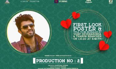 Here is the most awaited announcement #ProductionNo2 Title & first look poster