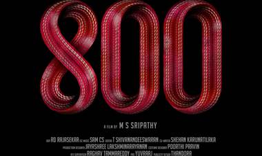 The success we know, but the journey we don’t. #800TheMovie motion poster out today. 