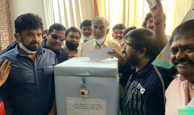 தயாரிப்பாளர் சங்கத் தேர்தலில் தலைவர் பதவிக்கு போட்டியிடும் திரு டி.ராஜேந்தர் 