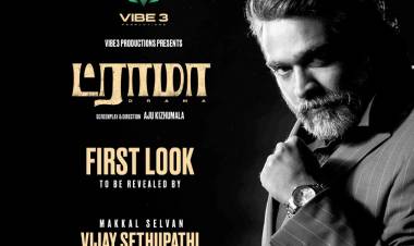 #DRAMAFirstLook to be Revealed by Makkal Selvan @VijaySethuOffl on Nov12th