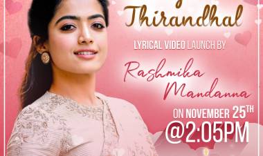 @iamRashmika will unveil the exciting lyrical video of #VizhigalThirandhal from #Seethayanam on Nov 25th, 2:05 PM