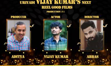 #Uriyadi fame #VijayKumar's next film is with debutant director @Abbas_A_Rahmath, which will be bankrolled by Aditya of #ReelGoodFilms.