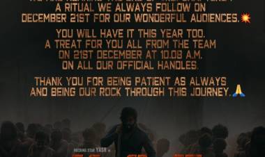 Here's the much anticipated news of the year! The wait is over! This is for all our crazy fans out there. #KGFChapter2