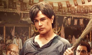 Unveiling the teaser poster of Richa Chadha in 'Madam Chief Minister', as an untouchable, unstoppable force!