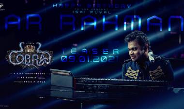 Team #Cobra Wishing the legendary @arrahman a fabulous birthday!