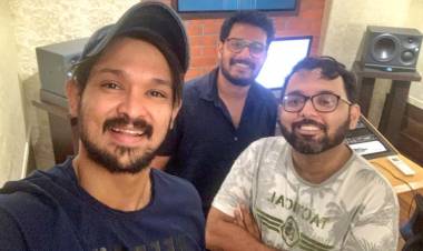 தன் புதிய படத்துக்காக பாடல் பாடி அசத்திய நடிகர் நகுல் !!