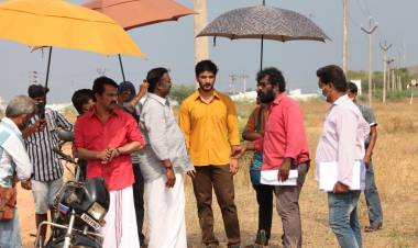 Gautham Karthik and Cheran starring Anandham Vilayadum Veedu second schedule in full swing 