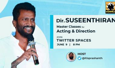 Tune into @Vennilafuturecinemas Talks @8.00PM Today with director #Suseenthiran on @TwitterSpaces