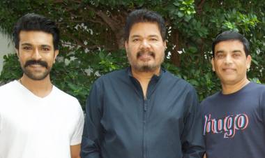 Megapower Star @AlwaysRamCharan and Producer Dil Raju met ace director @ShankarShanmugh yesterday.