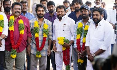 SKYMAN FILMS INTERNATIONAL PRODUCER KALAIMAGAN MUBARAK PRESENTS GV PRAKASH-GAYATHRIE STARRER FILMMAKER SEENU RAMASAMY DIRECTORIAL “PRODUCTION NO.2” SHOOTING COMMENCES WITH A RITUAL CEREMONY