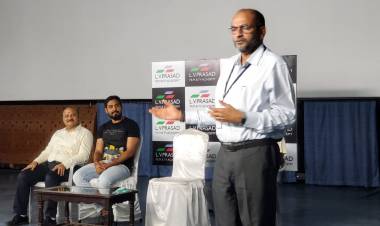 எல் வி பிரசாத் ஃபிலிம் & டிவி அகாடமியின் மாணவர்களுக்கு நடிப்பு பயிற்சி எடுத்த நடிகர் ஆரி அர்ஜூனன் .. 