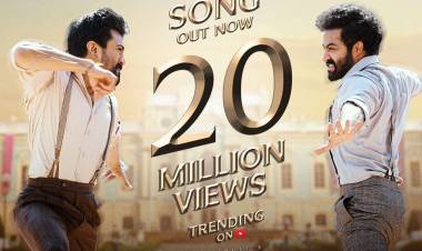 #RRRMassAnthem clocks 20 Million+ views across all languages on @youtubeindia and trending