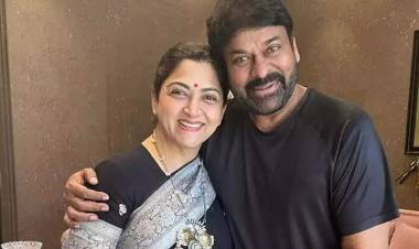 Recent pic of Khushbu and Chiranjeevi is all about friendship