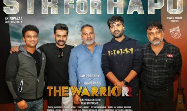 STR sings Bullet song for Ram Pothineni's The Warriorr