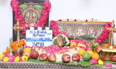 "NAGA" is being produced with a Magnificent graphic budget. Actress Bindhumadhavi plays as a devotee of naga amman.