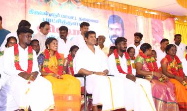 11 ஜோடிகளுக்கு திருமணம் செய்து வைத்தார் நடிகர் விஷால்! 