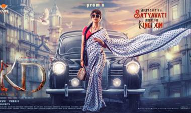 பரபரப்பான பான் - இந்தியப் படைப்பான ‘கேடி-தி டெவில்’ திரைப்படத்தில், சத்யவதியாக பாலிவுட் பிரபல நடிகை  ஷில்பா ஷெட்டி   இணைந்துள்ளார் !