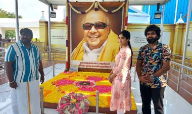 “செங்களம்” இணையத்தொடரின் வெற்றியை அரசியல் ஆளுமைகளின் நினைவிடங்களில் கொண்டாடிய படக்குழு !!! 