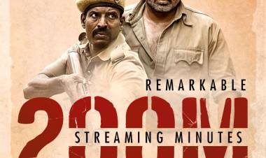 Zee5 தளத்தில் வெளியான விடுதலை திரைப்படம் அதிவேகத்தில் 200 மில்லியன் பார்வை நிமிடங்களை கடந்து சாதனை படைத்துள்ளது