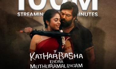 ZEE5 தளத்தில் 100 மில்லியன் பார்வை நிமிடங்களைக் கடந்து,  “காதர் பாட்சா என்ற முத்துராமலிங்கம்”  படம் சாதனை படைத்துள்ளது.