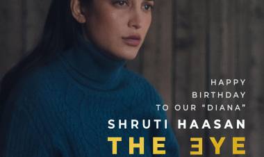 கவனத்தை ஈர்க்கும் ஸ்ருதிஹாசனின் 'தி ஐ '( The Eye) பட ஃபர்ஸ்ட் லுக்