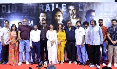 அருண் பாண்டியன்- கீர்த்தி பாண்டியன் நடிக்கும்'அஃகேனம்' படத்தின் இசை மற்றும் முன்னோட்ட வெளியீட்டு விழா