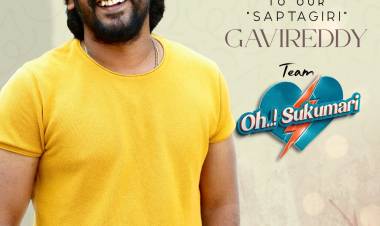 OhSukumari Movie Team  wishes the multi-talented SrinivasGavireddy a very Happy Birthday