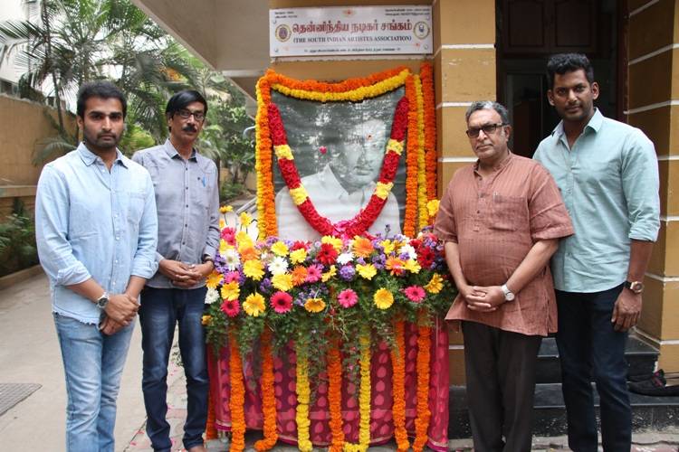 புரட்சி தலைவர் எம். ஜி. ஆர் 102-வது பிறந்தநாள், நடிகர் சங்கம் மரியாதை 
