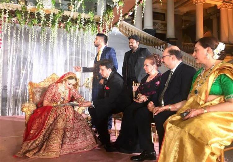 Actor Arya and Sayyesha Wedding Stills