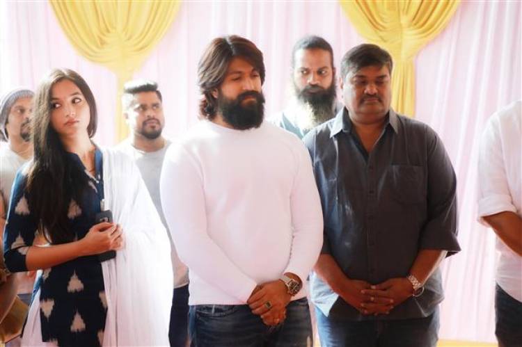 "KGF Chapter 2" Movie Pooja Stills