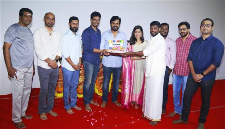 Actor Karthi's 19th Movie Pooja Stills, Cast & Crew Details