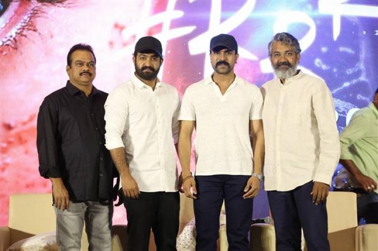 #RRR Press Meet Stills