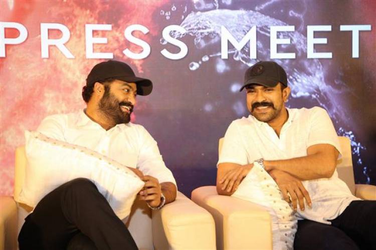 #RRR Press Meet Stills