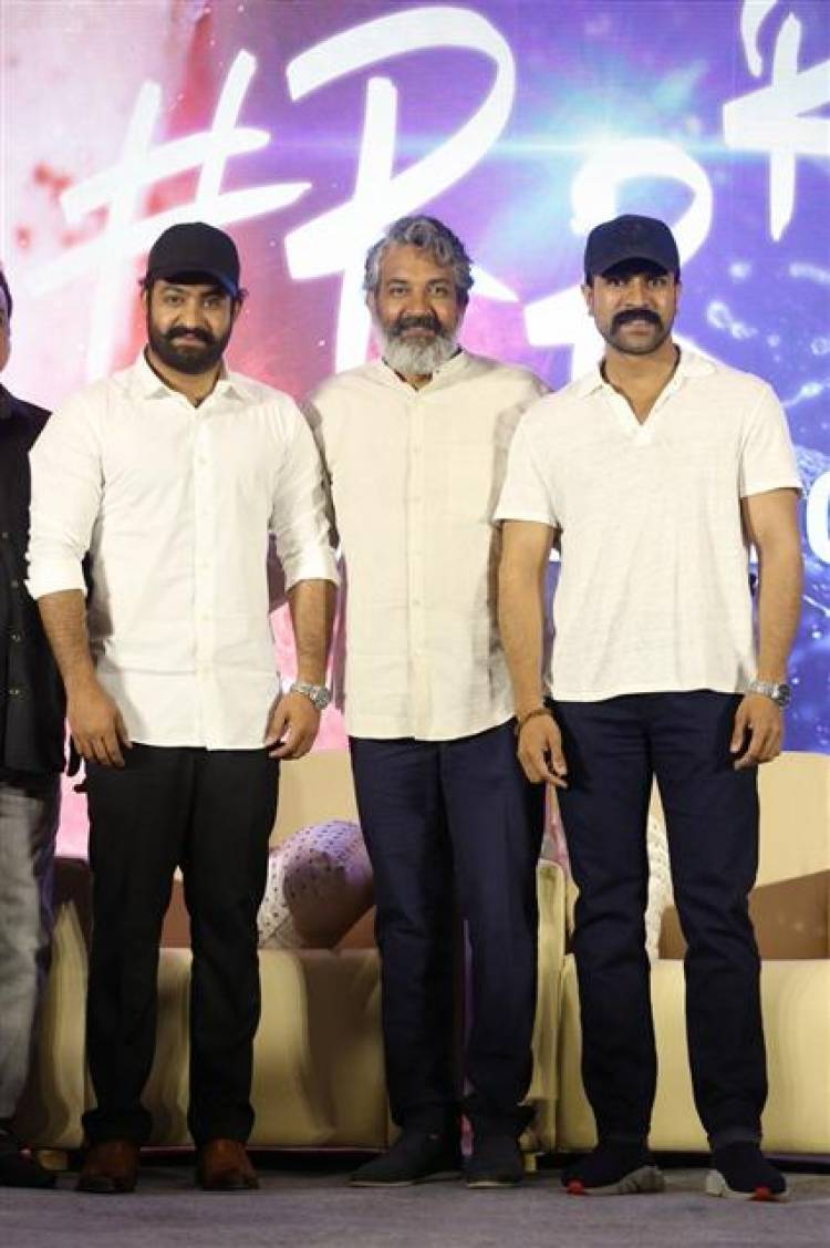 #RRR Press Meet Stills