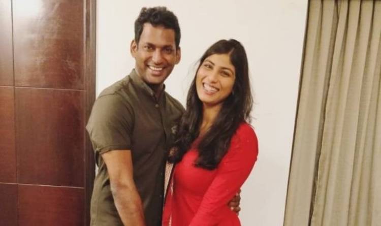 விஷால், அனிஷா திருமண நிச்சயதார்த்தம் இன்று நடைபெறுகிறது