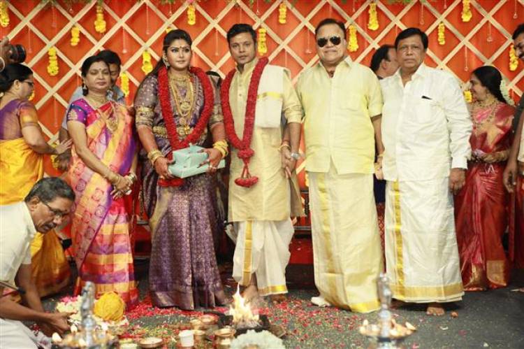 Abinaya Parthiban and Naresh Karthik Wedding Stills
