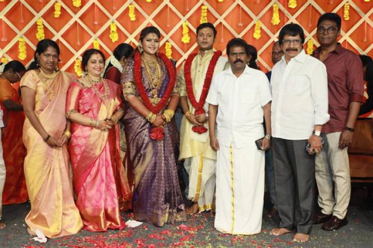 Abinaya Parthiban and Naresh Karthik Wedding Stills