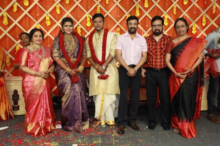 Abinaya Parthiban and Naresh Karthik Wedding Stills